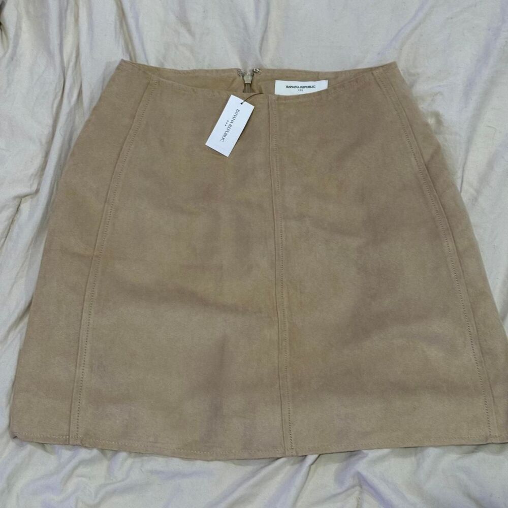 Banana-republic Women's Tan and Cream Skirt